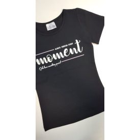 Killy nagylány rövid ujjú felső-Moment-fekete