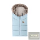 PETITE&MARS Téli szett Arctic 4in1 bundazsák + kézmelegítő kesztyű babakocsira Furry Rose Petal