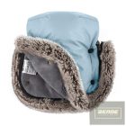 PETITE&MARS Téli szett Arctic 4in1 bundazsák + kézmelegítő kesztyű babakocsira Furry Rose Petal