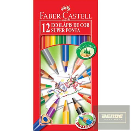Faber-Castell Eco háromszögalakú színesceruza szett-12 db 