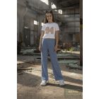 Chipi & Chips rövid ujjú felső bézs felirattal-2026 tavasz