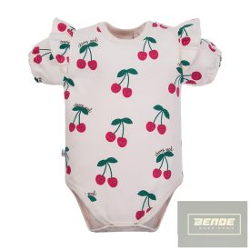 EEVI rövid ujjú BODY CHERRY ECRU
