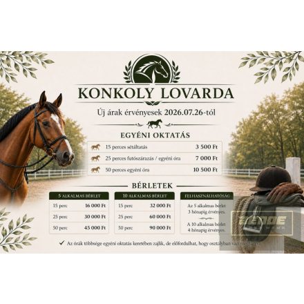  50 perces egyéni lovasóra
