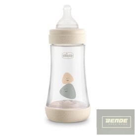 Chicco Perfect5 biofunkcionális cumisüveg 240 ml  közepesen gyors  AJÁNLOTT KOR: 2H + natural