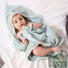 EEvi kapucnis frottír fürdőlepedő MELLOW menta100x100cm  