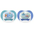Philips AVENT SCF080/03 Ultra air játszócumi Text 6-18 hó fiús 2 db