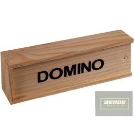 Dominó fadobozban
