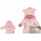 Zyzio&Zuzia kislány kötött kapucnis kardigán-rózsaszín