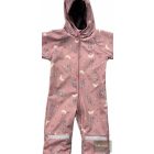 WIKIDS Soft shell vízlepergetős overál -rózsaszín