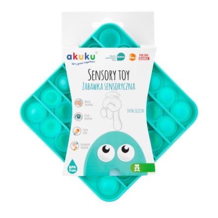 Akuku Pop-It játék buborék zöld