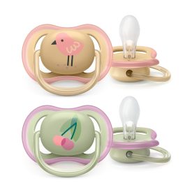   Philips AVENT SCF085/13 ultra air játszócumi - mintás lányos 0-6hó( cseresznye) 2db