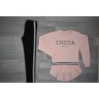 Chipi&Chips nagylány hosszú nadrág/ ezüst csíkkal