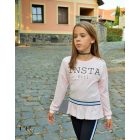 Chipi&Chips nagylány hosszú nadrág/ ezüst csíkkal