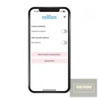 Milian légzésfigyelő PRO Bluetooth Twins 4db érzékelőlappal