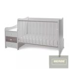 Lorelli Maxi Plus kombi ágy 70x160 -White & Artwood ÚJ