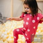 EEVi kislány rövid ujjú blúz CHERRY málna