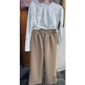 Chipi&Chips nagylány bőszárú nadrág -camel 2025 ősz