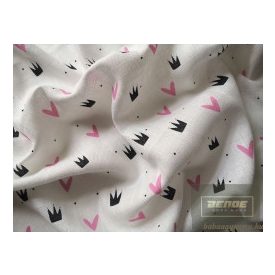 Szeko Stúdio-TETRA ,mintás pelenka  70x70 cm-kislányos