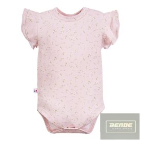 EEVI meadow fodros ujjú  body -rózsaszín ,virágmintás