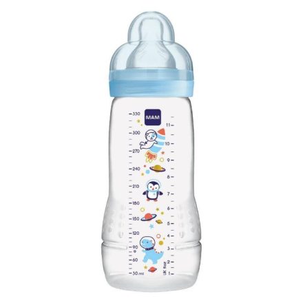 MAM Easy Active Cumisüveg, 330 ml - kék  4m+