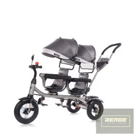 Chipolino 2Play ikertricikli kupolával - Silver Grey