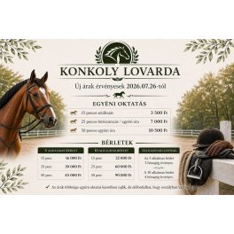  Lovas élmény  a Konkoly Lovardában ,Lentiben